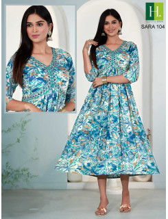 Hirwa Sara Alia Cut One Piece Dress Catalog at Wholesale Rate Hirwa Sara Alia Cut One Piece Dress Catalog at Wholesale Rate