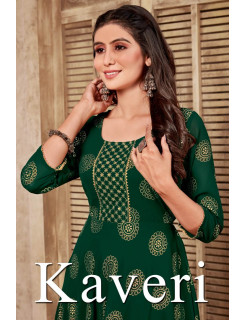 Kaveri Georgette Long Gowns Catalog at Wholesale Rate 