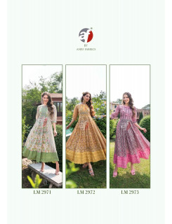 Anju Fabrics Lime Light Vol 2 One Piece Gowns Catalog at Wholesale Rate