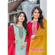 Mittoo Mosam Embroidery Salwar Kameez Catalog at Wholesale Rate Mittoo Mosam Embroidery Salwar Kameez Catalog at Wholesale Rate
