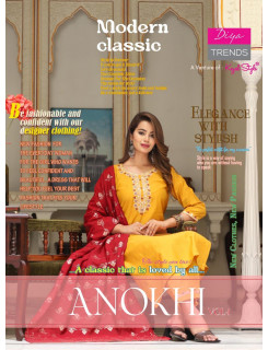 Diya Trends Anokhi Vol 1 Churidar Salwar Suits Catalog at Wholesale Rate