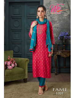 We Fame Printed Salwar Kameez Catalog at Wholesale Rate We Fame Printed Salwar Kameez Catalog at Wholesale Rate