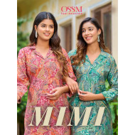 Ossm Mimi Co Ord Set Kurti With Bottom Catalog At Wholesale Rate Ossm Mimi Co Ord Set Kurti With Bottom Catalog At Wholesale Rate