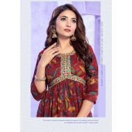 Kinti Barfi Naira Cut Kurti Catalog at Wholesale Rate Kinti Barfi Naira Cut Kurti Catalog at Wholesale Rate
