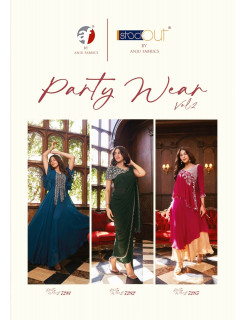 Anju Fabrics Party Wear Vol 2 Designer Kurti Catalog at Wholesale Rate Anju Fabrics Party Wear Vol 2 Designer Kurti Catalog at Wholesale Rate