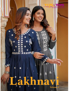 Tips Tops Lakhnavi vol 2 Lucknowi Work Kurti Catalog at Wholesale Rate Tips Tops Lakhnavi vol 2 Lucknowi Work Kurti Catalog at Wholesale Rate