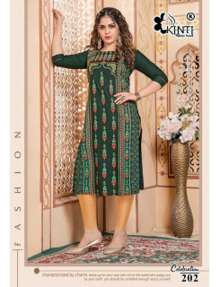 Kinti Celebration Kurtis Below 300 Catalog at Wholesale Rate Kinti Celebration Kurtis Below 300 Catalog at Wholesale Rate