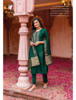Anju Fabrics Green Single piece suits at Wholesale Rate