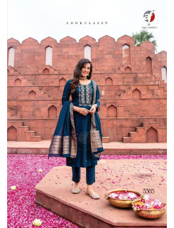 Anju Fabrics Blue Single piece suits at Wholesale Rate