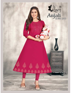 Kinti Anjali Vol 2 Feeding Kurtis Catalog at Wholesale Rate