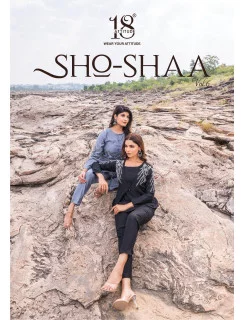 18 Attitude Sho Shaa vol 6 Co Ord Set Western Wear Catalog at Whosale Rate