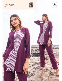 18 Attitude Sho Shaa vol 6 Co Ord Set Western Wear Catalog at Whosale Rate