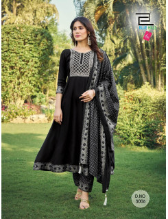 Blue Hills Kurti Jailer Vol 3 Churidar Salwar Suits catalog at Wholesale Rate 