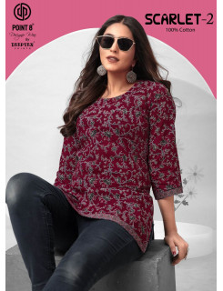 Deeptex Point 8 Scarlet vol 2 Ladies Tops Catalog at Wholesale Rate
