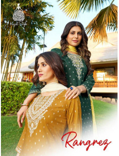 Kajal Style Rangrez Vol 1 Printed Salwar Kameez Catalog at Wholesale Rate Kajal Style Rangrez Vol 1 Printed Salwar Kameez Catalog at Wholesale Rate