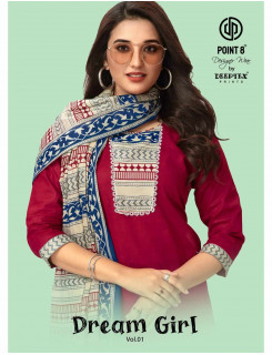 Deeptex Point 8 Dream Girl Vol 1 Cotton Readymade Dress Catalog at Wholesale Rate