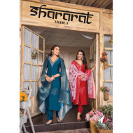 Anju Fabrics Shararat Vol 5 Designer Wedding Party Salwar Suits Catalog at Wholesale Rate Anju Fabrics Shararat Vol 5 Designer Wedding Party Salwar Suits Catalog at Wholesale Rate