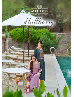 mittoo mullberry Rayon Embroidery Kurti Catalog At Wholesale Rate