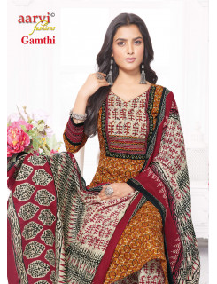 Aarvi Fashions Gamthi Vol 4 Cotton Readymade Dress Catalog at Wholesale Rate
