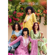 Isavasyam Cotton Sali Cotton Salwar Kameez Catalog at Wholesale Rate