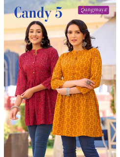Rangmaya Candy Vol 5 Ladies Tops Catalog At Wholesale Rate