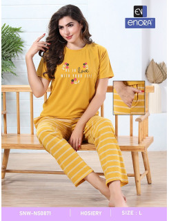 Enora Tshirt With Lining Payjama Night Dress Catalog at Wholesale Rate Enora Tshirt With Lining Payjama Night Dress Catalog at Wholesale Rate