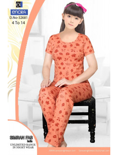 Enora Kids Night Dress NS32681 Size Set at Wholesale Rate  Enora Kids Night Dress NS32681 Size Set at Wholesale Rate