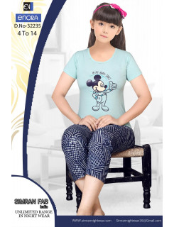 Enora Kids Night Dress NS32235 Size Set at Wholesale Rate  Enora Kids Night Dress NS32235 Size Set at Wholesale Rate