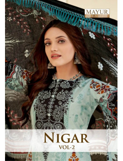 Mayur Creation Nigar Vol 2 Cotton Dress Materials Catalog at Wholesale Rate Mayur Creation Nigar Vol 2 Cotton Dress Materials Catalog at Wholesale Rate