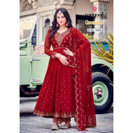 Rangoon Gitanjali Anarkali Kurti Bottom Dupatta Catalog at Wholesale Rate