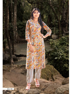 Rangjyot Rangriti Kurtis with bottom Catalog at Wholesale Rate