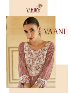 Vamika Vaani Kurtis with bottom Catalog at Wholesale Rate