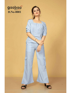 Gaabaa Top With Bottom Co Ord Set Catalog at Wholesale Rate