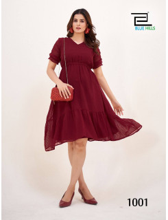 Blue Hills Charming One Piece Dress Catalog at Wholesale Rate Blue Hills Charming One Piece Dress Catalog at Wholesale Rate
