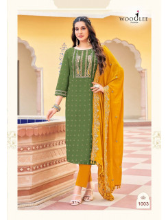 Wooglee Mugdha Churidar Salwar Suits Catalog at Wholesale Rate