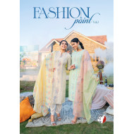 Anju Fabrics Fashion Point Vol 2 Cotton Salwar Kameez Catalog at Wholesale Rate