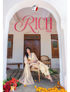 Anju Fabrics Rich Lady Cotton Salwar Kameez Catalog at Wholesale Rate