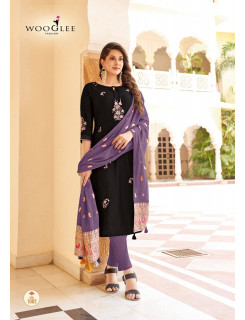 Wooglee Fashion Raksha Churidar Salwar Suits Catalog at Wholesale Rate