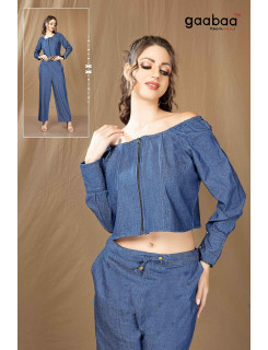 Gaabaa Denim Co Ord Set Catalog at Wholesale Rate