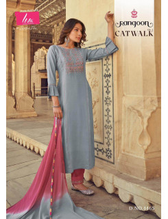 Rangoon Catwalk Vol 5 Churidar Salwar Suits Catalog at wholesale rate