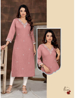 Ladies Flavour Embroidery Kurti Size Set at Wholesale Rate Ladies Flavour Embroidery Kurti Size Set at Wholesale Rate