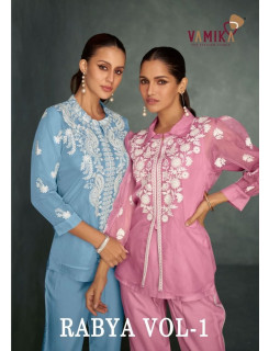 Vamika Rabya Vol 1  Co Ord Set Catalog at Wholesale Rate