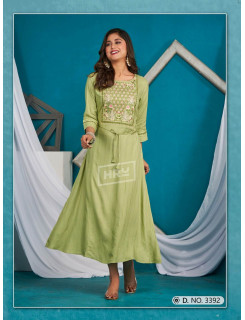 Hru India Glory Vol 26 Midi Casual Wear Kurti Catalog at Wholesale Rate