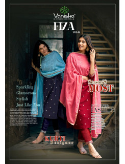 Vaniska Fiza Vol 1 Embroidery Salwar Kameez Catalog at Wholesale Rate