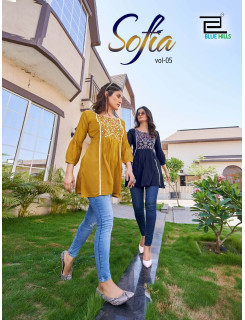 Blue Hills Sofia Vol 5 Ladies Tops Catalog at Wholesale Rate