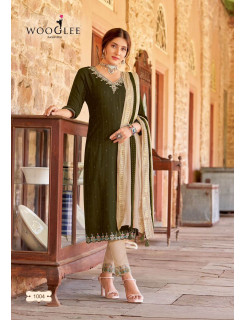 Wooglee Kaavisha Churidar Salwar Suits Catalog at Wholesale Rate