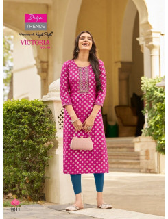 Diya Trends Victoria Vol 9 Rayon Kurti Catalog at Wholesale Rate Diya Trends Victoria Vol 9 Rayon Kurti Catalog at Wholesale Rate