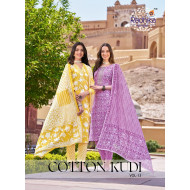 Radhika Lifestyle Cotton Kudi Cotton Salwar Kameez Catalog at Wholesale Rate Radhika Lifestyle Cotton Kudi Cotton Salwar Kameez Catalog at Wholesale Rate