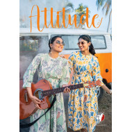 Anju Fabrics Attitude Vol 2 One Piece Dress Catalog at Wholesale Rate Anju Fabrics Attitude Vol 2 One Piece Dress Catalog at Wholesale Rate