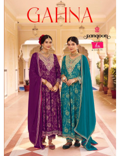 Rangoon Gahna Anarkali Kurti with Top and Dupatta Catalog at Wholesale Rate Rangoon Gahna Anarkali Kurti with Top and Dupatta Catalog at Wholesale Rate